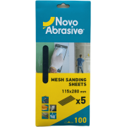 Сітка шліфувальна NovoAbrasive P100, 115х280мм,5шт (NASM115280100)
