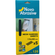 Сітка шліфувальна NovoAbrasive P120, 115х280мм,5шт (NASM115280120)