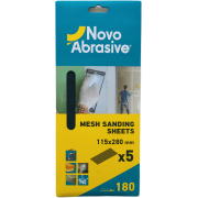 Сітка шліфувальна NovoAbrasive P180, 115х280мм,5шт (NASM115280180)