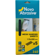 Сітка шліфувальна NovoAbrasive P240, 115х280мм,5шт (NASM115280240)