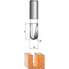 Фреза ГЛОБУС 1012 L65 25x30 пазова галтельна (1012-L65-25X30-G)