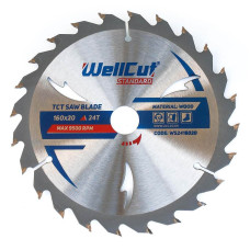 Пильний диск  WellCut Standard 160х20 24Т (WS2416020)