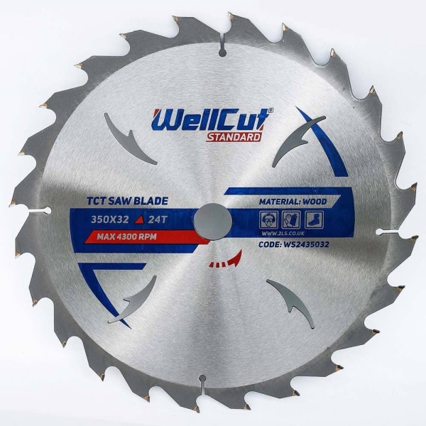 Пильний диск  WellCut Standard 350х32 24Т (WS2435032)