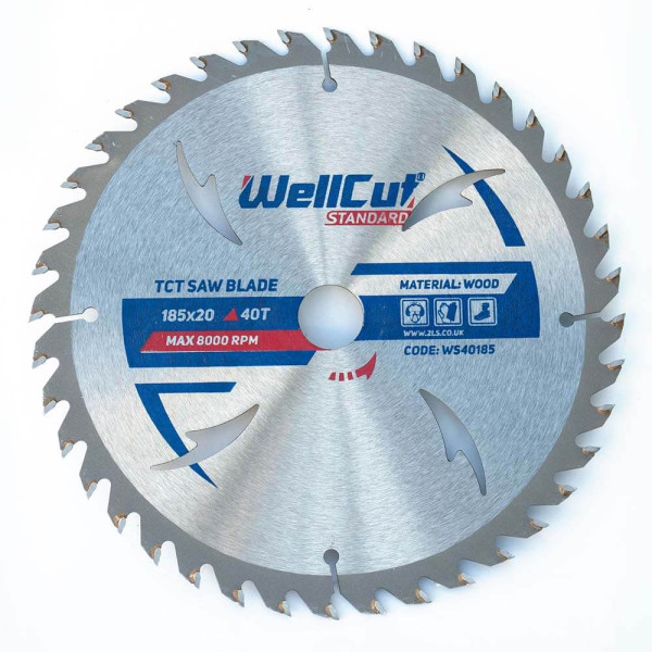 Пильний диск  WellCut Standard 185х20 40Т (WS40185)