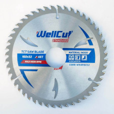 Пильний диск  WellCut Standard 160х32 48Т (WS4816032)