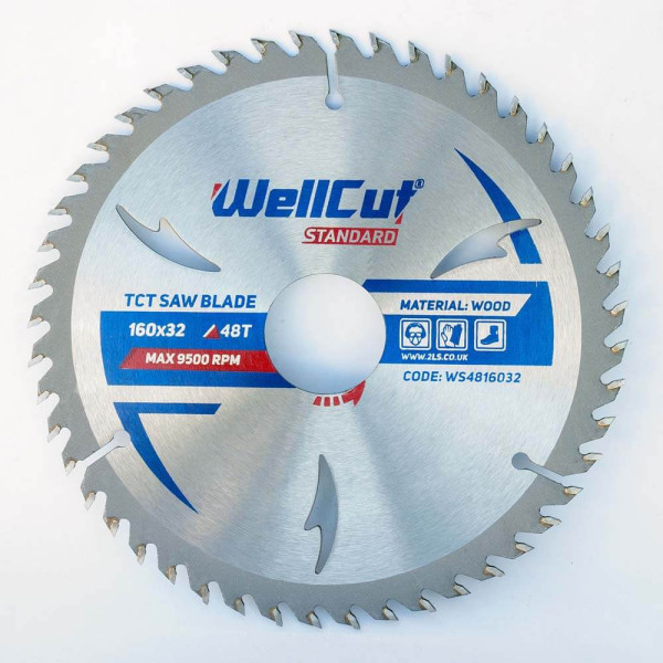 Пильний диск  WellCut Standard 160х32 48Т (WS4816032)