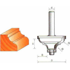 Фреза ГЛОБУС 2103 R8 кромочна кальовочна (2103-R8-G)