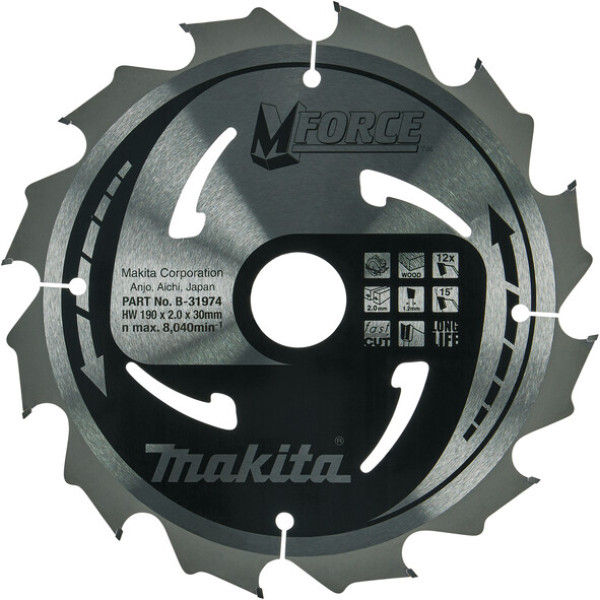 Диск пильний по деревині MAKBlade 260x30 40T (B-32770)