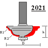 Фреза ГЛОБУС 2021 R3 (2021-R3/8-G)