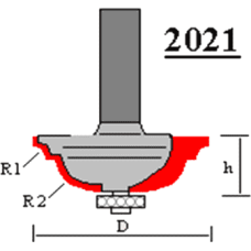 Фреза ГЛОБУС 2021 R3 (2021-R3/8-G)