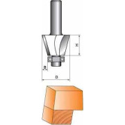 Фреза ГЛОБУС 1024 30° кромочна конусна з нижнім підшипником (1024-30°-G)