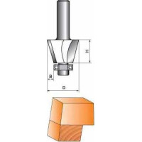 Фреза ГЛОБУС 1024 30° кромочна конусна з нижнім підшипником (1024-30°-G)