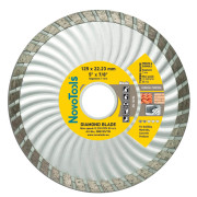 Алмазний круг  NovoTools  Basic 125 мм*7 мм*22,23 мм Турбоволна (DBB125/TW)