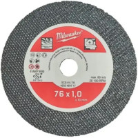 Диск відрізний по металу MILWAUKEE SCS41/76; Ø76мм для M12 FCOT (5шт) (4932464717)