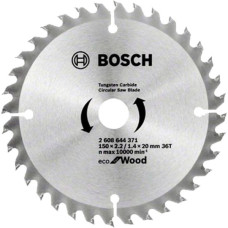 Пиляльний диск Bosch Eco for Wood 150x2,2x20-36T (2608644371)