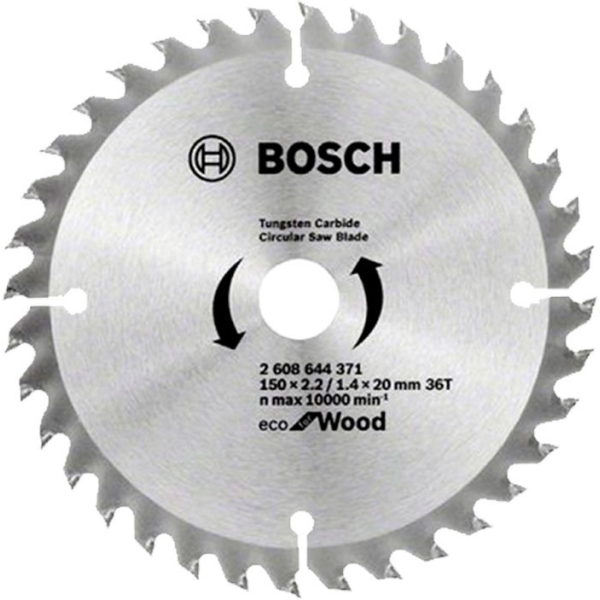 Пиляльний диск Bosch Eco for Wood 150x2,2x20-36T (2608644371)
