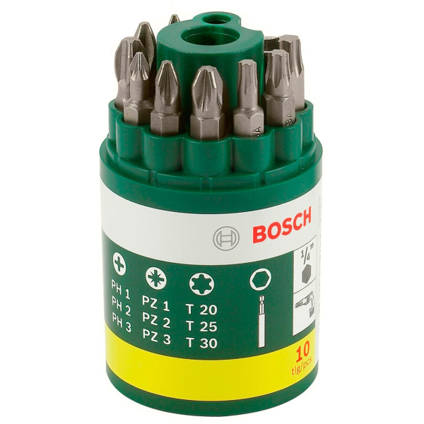 Набір біт Bosch 9 шт + універсальний тримач (2607019452)