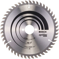 Пиляльний диск по дереву Bosch Optiline Wood 190х2,6х30 мм 48 АТВ (2608640617)