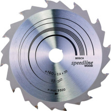 Пиляльний диск Bosch Speedline Wood 160×2,4×20 мм, 12 FZ/WZ (2608640786)