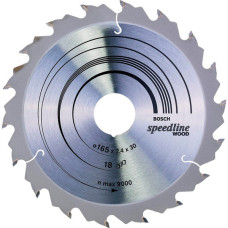 Пиляльний диск Bosch Speedline Wood 165×2,4×30 мм, 18 FZ/WZ (2608640789)