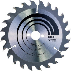 Пиляльний диск по дереву Bosch Optiline Wood 160 мм 24 зуба (2608641171)