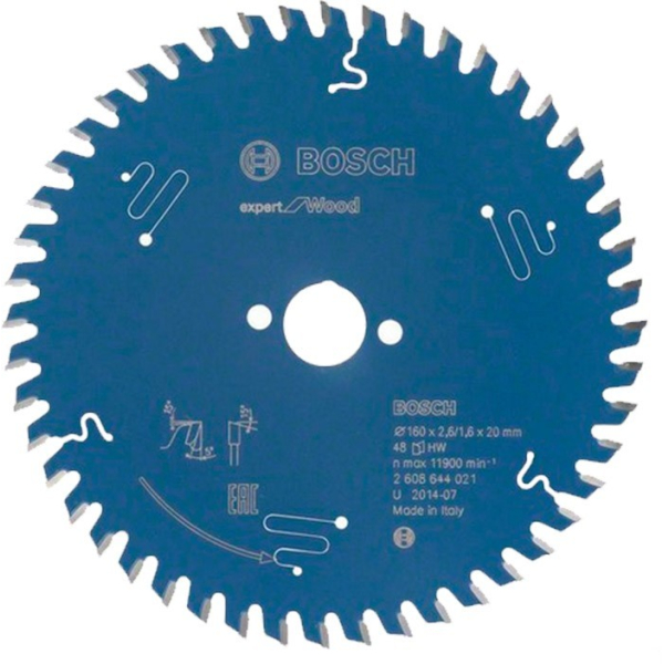 Пиляльний диск Bosch Expert for Wood 160×2,6×20, 48 ATB (2608644021)