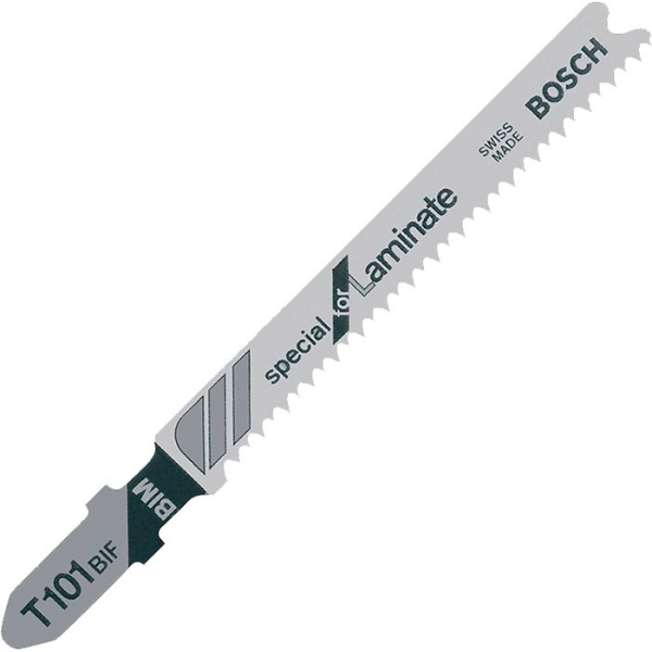 Пилка Bosch по ламінату T 101 BIF, 1,7×83 мм, 5 шт (2608636431)