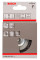 Дискова щітка Bosch 75х8 мм хвилястий дріт 0,3 мм сталь (2608622007)