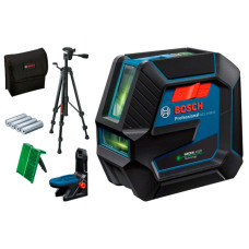 Лазерний нівелір Bosch Professional GCL 2-50 G з штативом BT 150, тримачем RM 10, чохлом, мішенню (0601066M01)