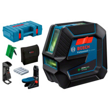 Лазерний нівелір Bosch Professional GCL 2-50 G в чемодані з тримачем RM 10, затиском DK 10, чохлом, мішенню (0601066M02)
