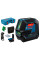 Лазерний нівелір Bosch Professional GCL 2-50 G в чемодані з тримачем RM 10, затиском DK 10, чохлом, мішенню (0601066M02)