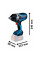 Гайковерт акумуляторний GDS 18V-1050 H set BOSCH (06019J8502)