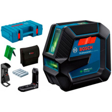 Лазерний нівелір Bosch Professional GLL 2-15 G у L-boxx із тримачем LB 10, стельовим кріпленням (0601063W02)
