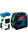 Лазерний нівелір Bosch Professional GLL 2-15 G у L-boxx із тримачем LB 10, стельовим кріпленням (0601063W02)