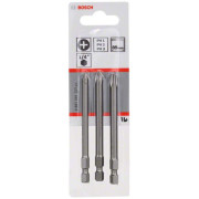 Набір біт Bosch Extra Hart PH1, PH2, PH3, 89 мм (3 шт) (2607001757)