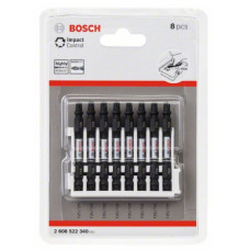 Набір ударних двосторонніх біт Bosch Impact Control Т25, 65 мм, 8 шт (2608522340)