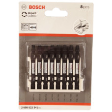 Набір ударних двосторонніх біт Bosch Impact Control Т30, 65 мм, 8 шт (2608522341)