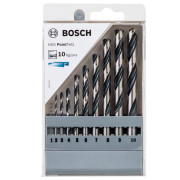 Набір свердел Bosch HSS-PointTeQ, 1-10 мм, 10 шт (2608577348)
