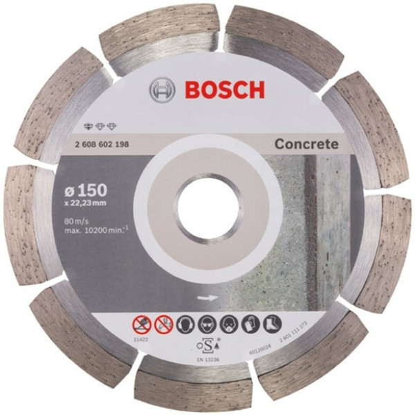 Алмазний круг Bosch Standard for Concrete 150x22,23x2x10 мм (2608602198)