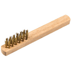 Щітка свічки запалювання Number of rows 3, 45 x 17 x 145 mm дерев'яна ручка 0,17 Латунь рифлена (358322)
