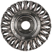 Кругла плетена щітка однорядна Number of rows 1, 178 x 14 x 22,23 mm 0,5 нержавіюча сталь (363720)