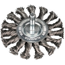 Кругла плетена щітка зі стрижн Number of rows 1, 75 x 12 x 6 mm 0,5 Сталь рифлена (358320)