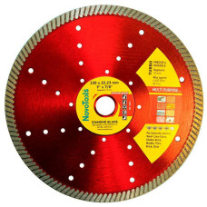 Алмазний круг NovoTools Professional 230 мм*10 мм*22.23 мм Турбо (DBP230/T)