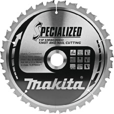 Диск пиляльний по деревині з цвяхами SPECIALIZED 260x30 мм 32T (B-40624)