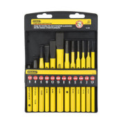 Набір бородків і зубил слюсарних STANLEY, 12 штук. (4-18-299)