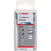 Свердло Bosch HSS-PointTeQ, 4×43×75 мм, 10 шт (2608577208)