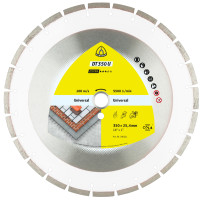 Алмазний відрізний круг, 350 x 3 x 25,4 mm 24 сегменти 40 x 3 x 10 mm, стандартна зубчастість (336221)