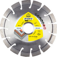 Алмазний відрізний круг X-LOCK, 125 x 2,4 x 22,23 mm 15 сегменти 20 x 2,4 x 9 mm, коротка зубчастість (350462)