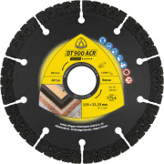 Алмазний відрізний круг, 125 x 2,8 x 22,23 mm 10 сегменти 45 x 2,8 x 10 mm, VG - вакуумне спаювання (355724)