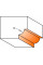 Фреза HM R=9,5 D=38 I=14,5 S=12 + верхній підшипник (967.603.11B)